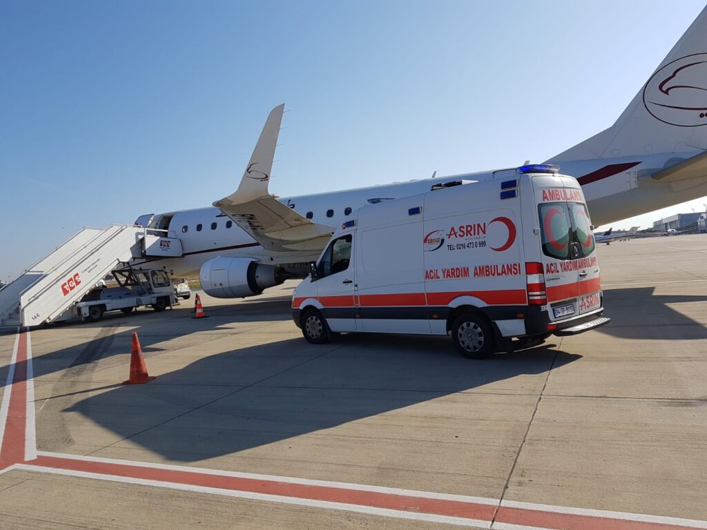 Asrın Ambulans operasyon alanı