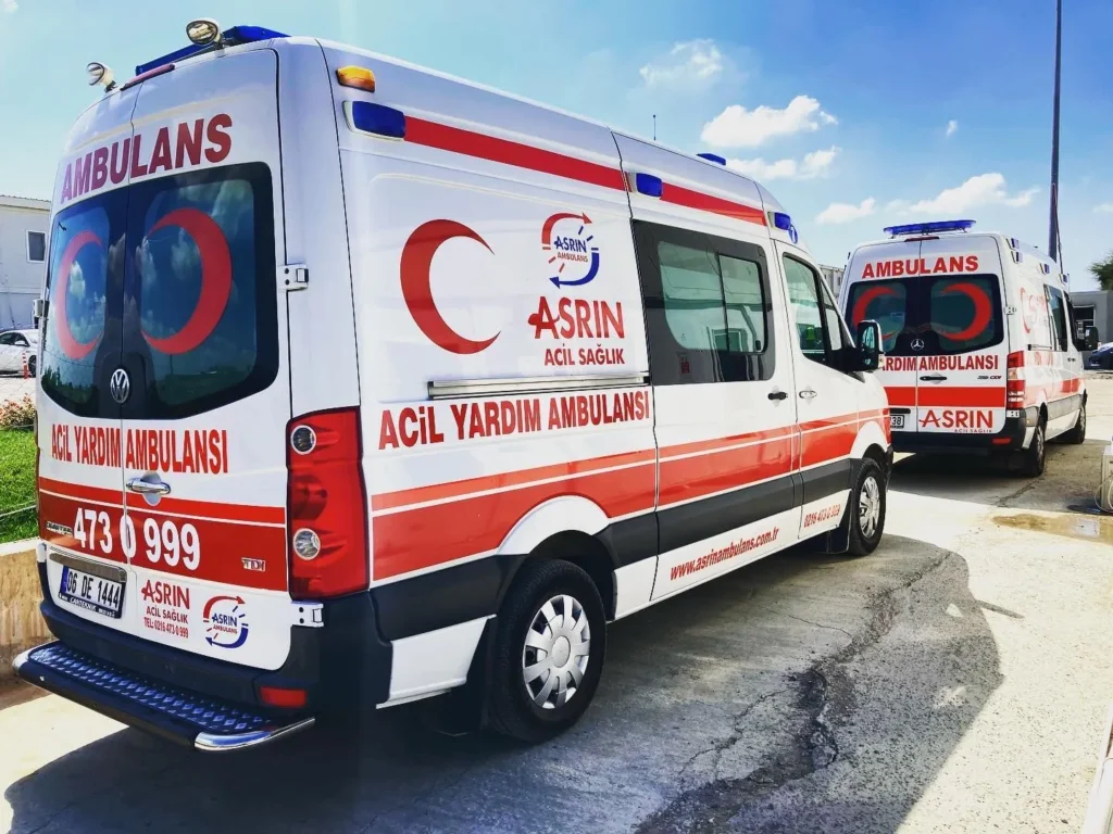 Asrın Ambulans kiralık ambulans filosu